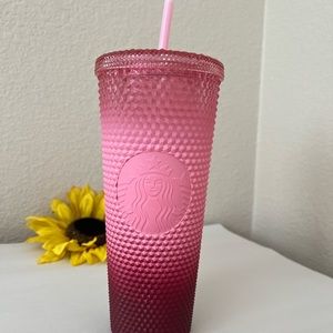 Starbucks pink Ombre tumbler venti
